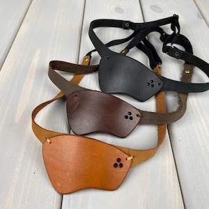 Leather Eye Patch | Eye Patch | Man Eye Patch | Woman Eye Patch | Unisex Eye Patch | Slim Eye Patch |  Medical Eye Patch, augenklappe