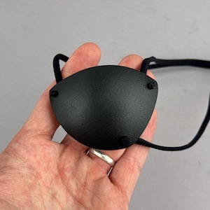 Cache-oeil, cache-oeil en cuir, cache-œil pour homme, cache-œil de serpent, cache-oeil au beurre noir