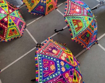 20 pcs Mehandi Decorative umbrella, Haldi function Umbrellas, Umbrellas for wedding decoration, Beach side party decoration umbrellas