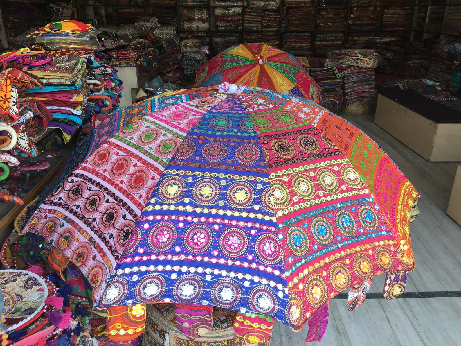 Feine handgemachte Embriodery Dekorativer Gartenschirm bunte | Etsy