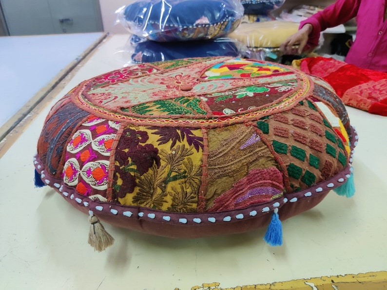 28 Large Floor Pillow Indian Floor Cushion Cover Etsy