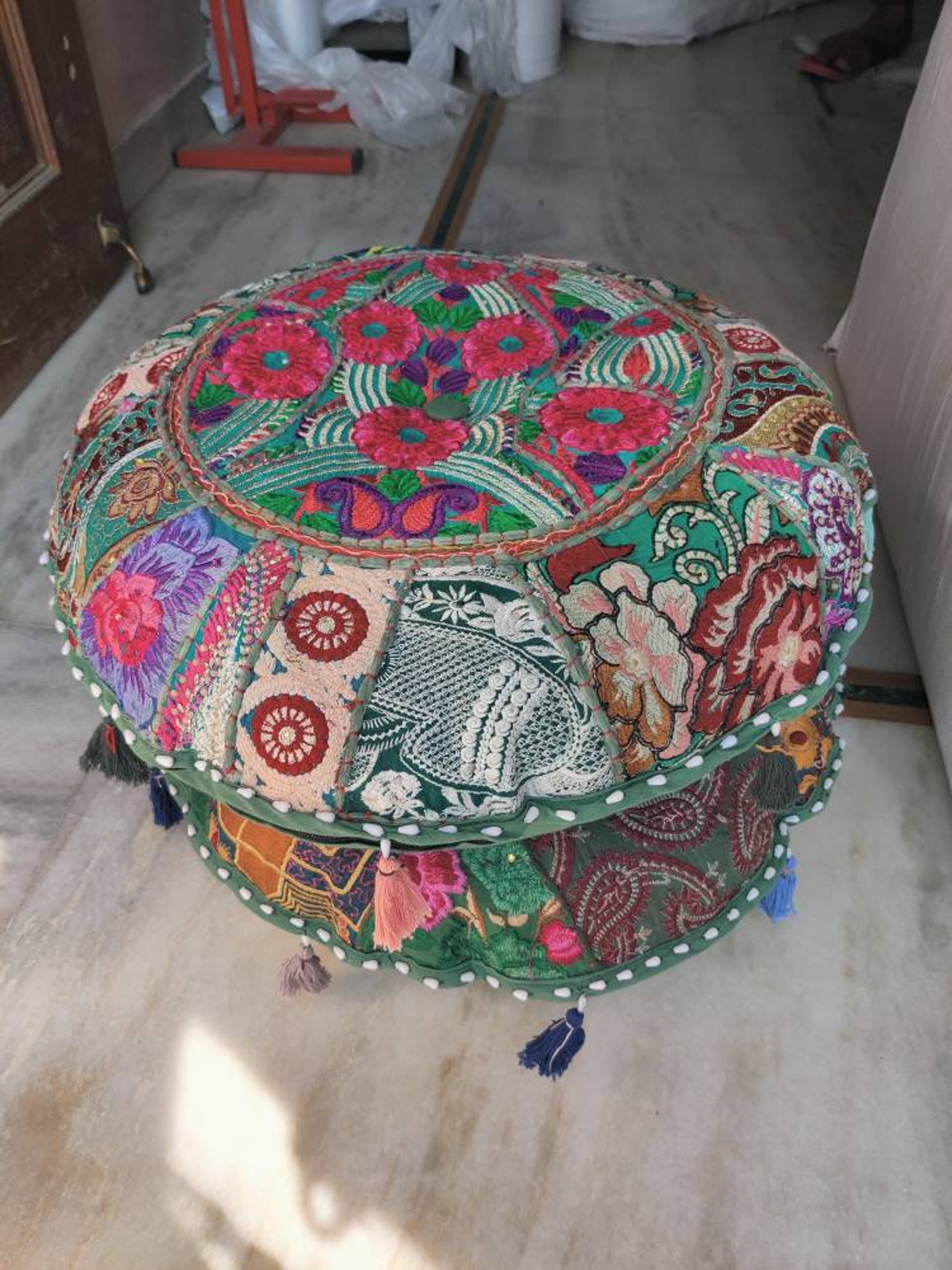Yoga Cushion Meditation Seat Floor Seating Made of Indian Etsy