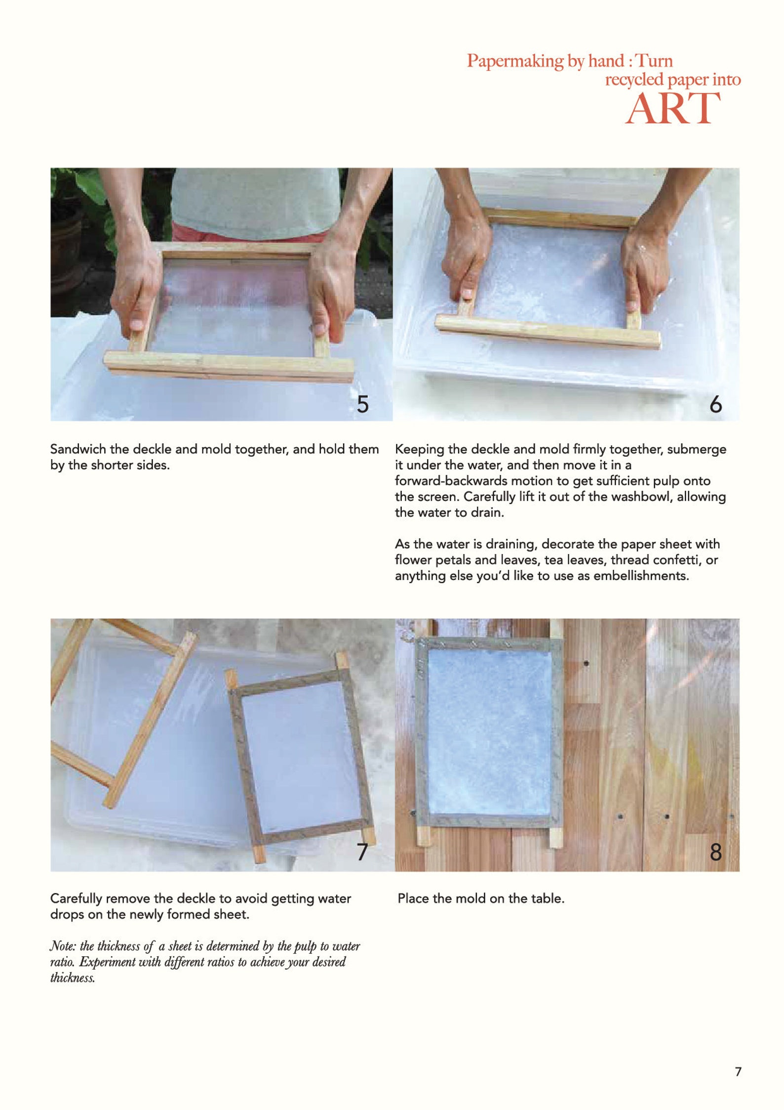 Papermaking by Hand Tutorial Etsy