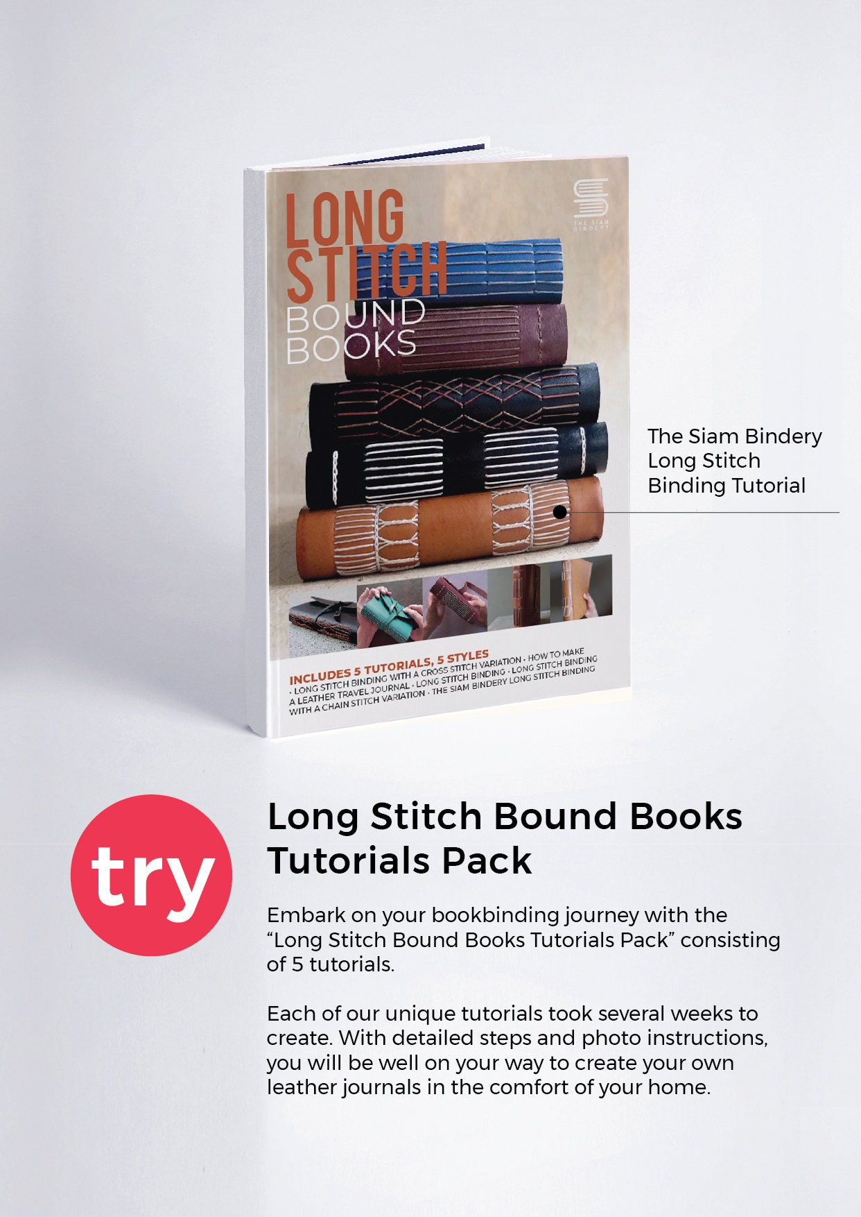 The Siam Bindery Long Stitch Binding Tutorial Etsy