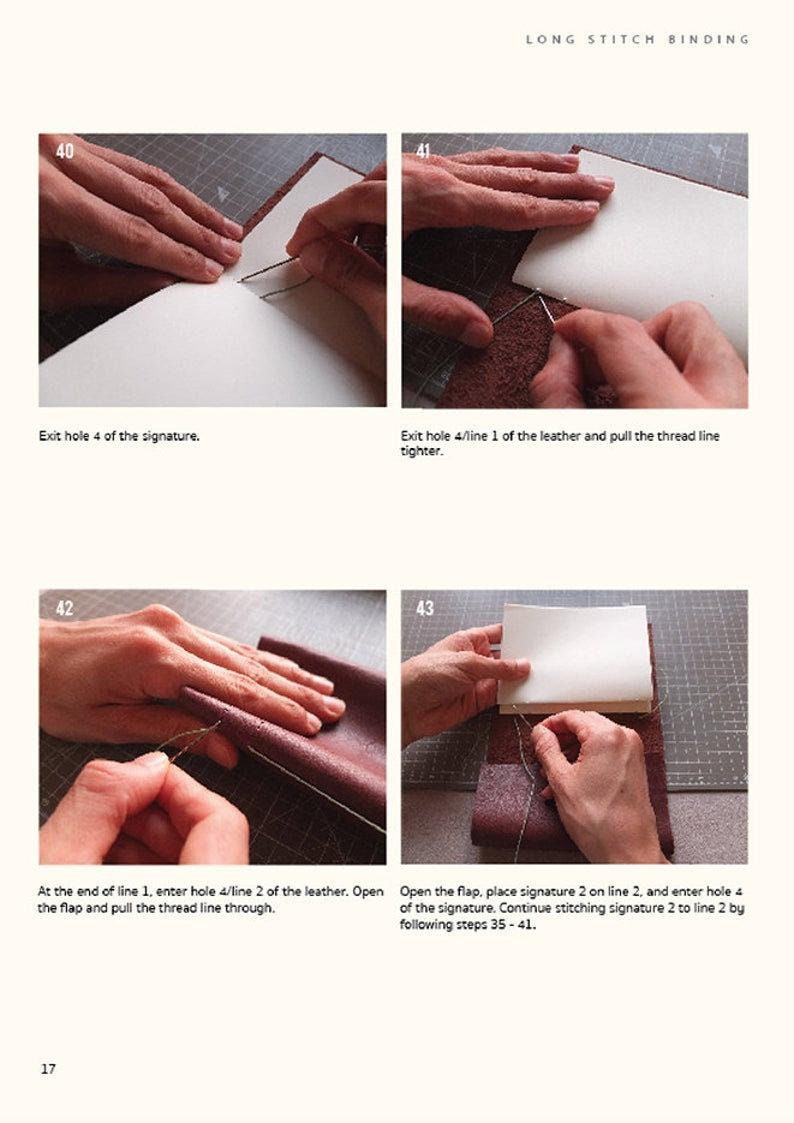 Long Stitch Binding Tutorial Etsy