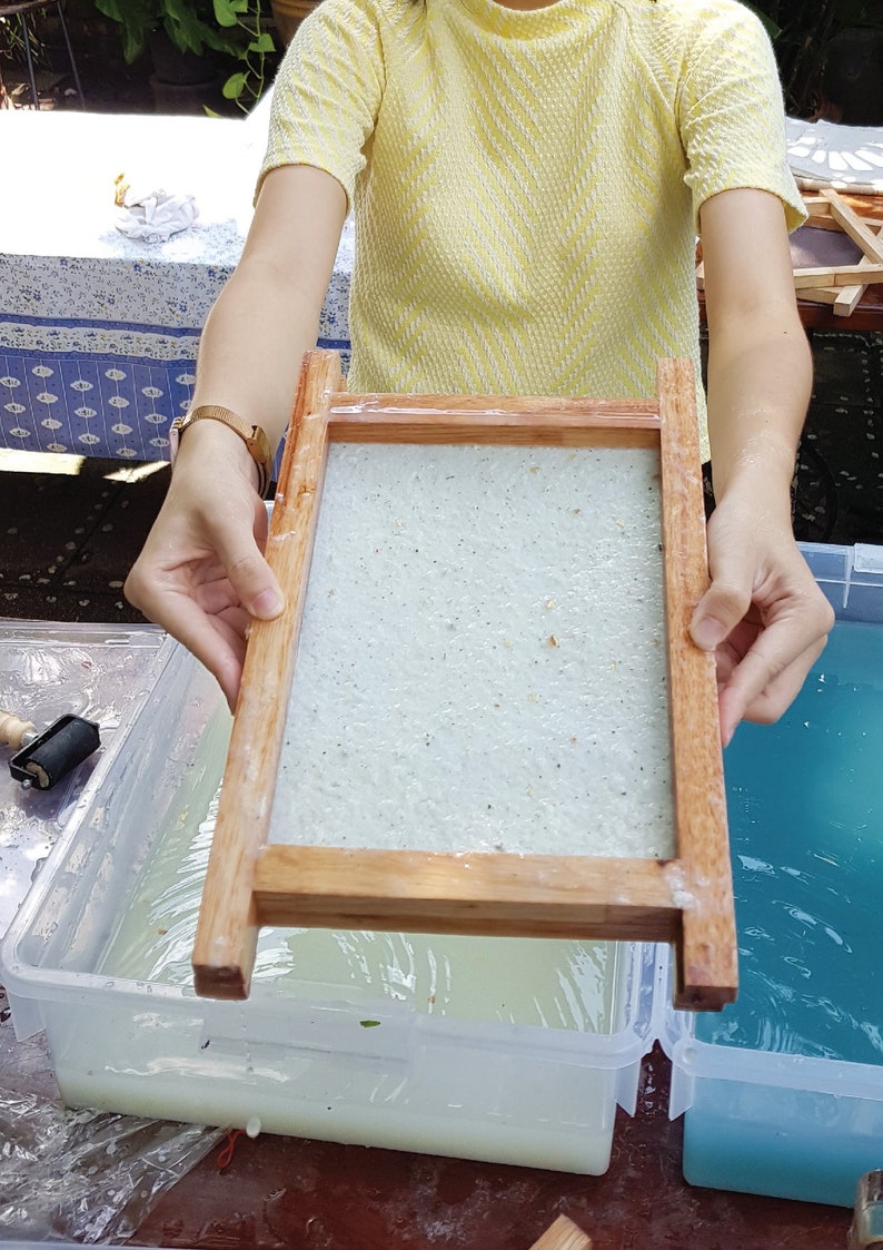 Papermaking by Hand Tutorial Etsy
