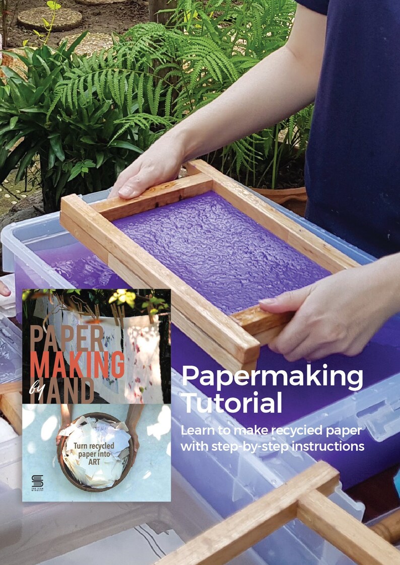 Papermaking by Hand Tutorial Etsy
