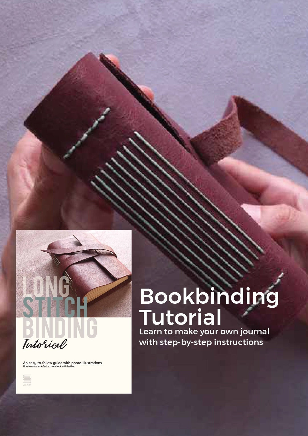 Long Stitch Binding Tutorial Etsy