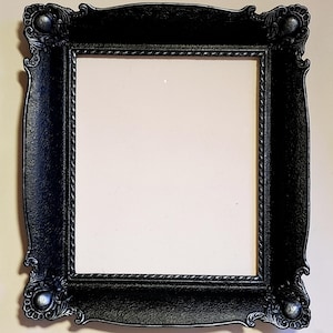 Gothic black frame, Goth large frame, Gothic wall frame, Black ornate frame, Victorian wall frame, Vampire black frame, Vampire decor