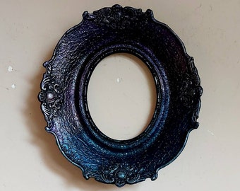 Gothic wall frame,  Galaxy wall frame, Gothic oval frame, Galaxy decor, Bohemian frame, Witch wall frame, Victorian decor, Victorian wall