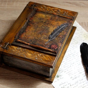 Letter Book Box Book of Shadows Box Book of Spells Box - Etsy
