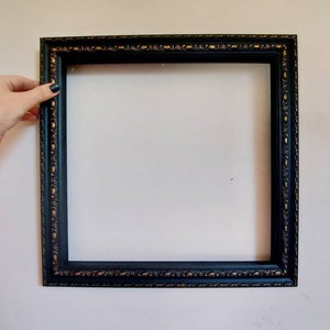 Gothic large frame, Gothic black frame, Gothic wall decor, Gothic bedroom decor, Vampire wall frame, Victorian wall frame, Victorian decor