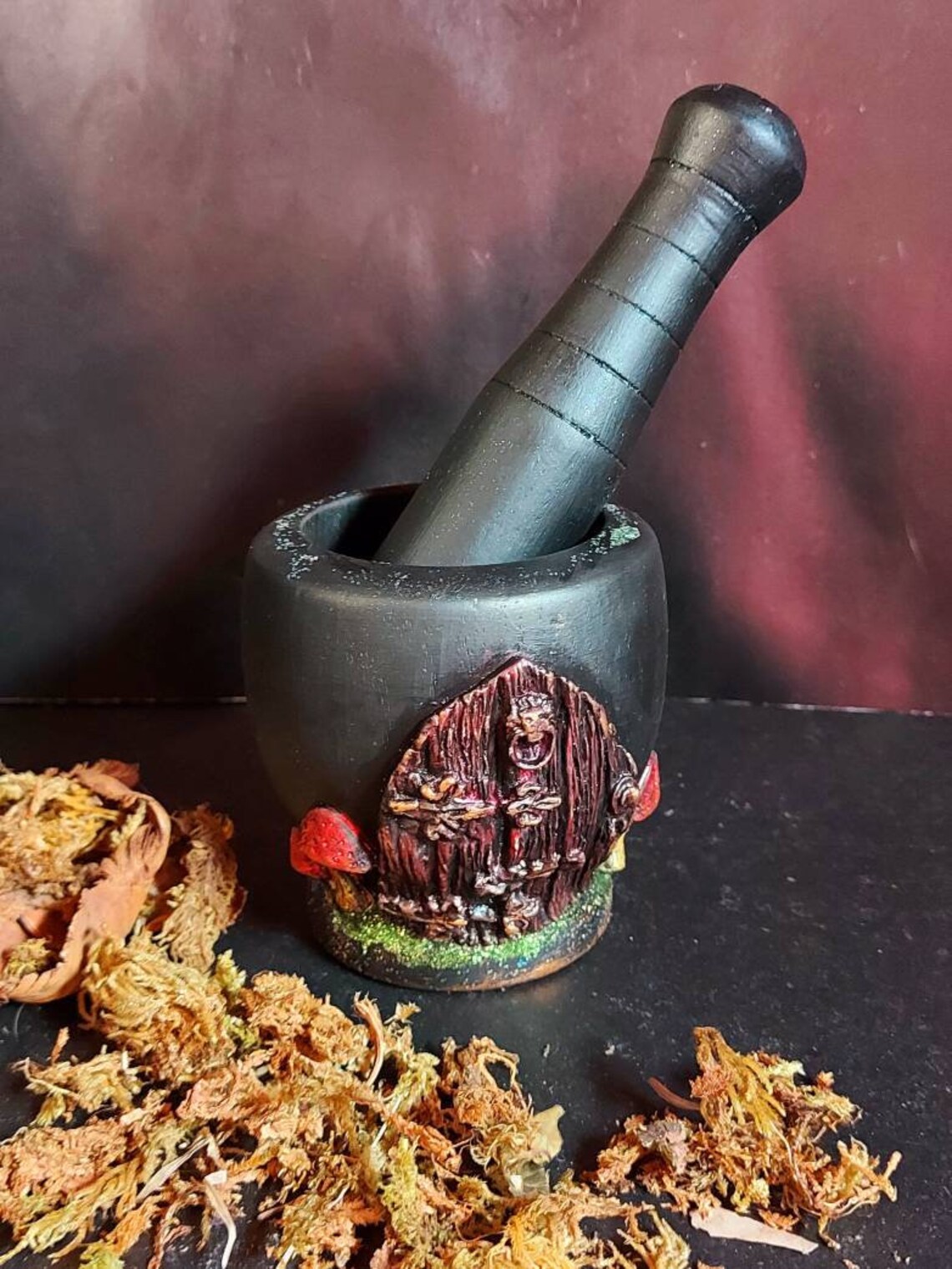 Mortar and Pestle Witch House Mortar Spiritual Tools Witch Etsy UK