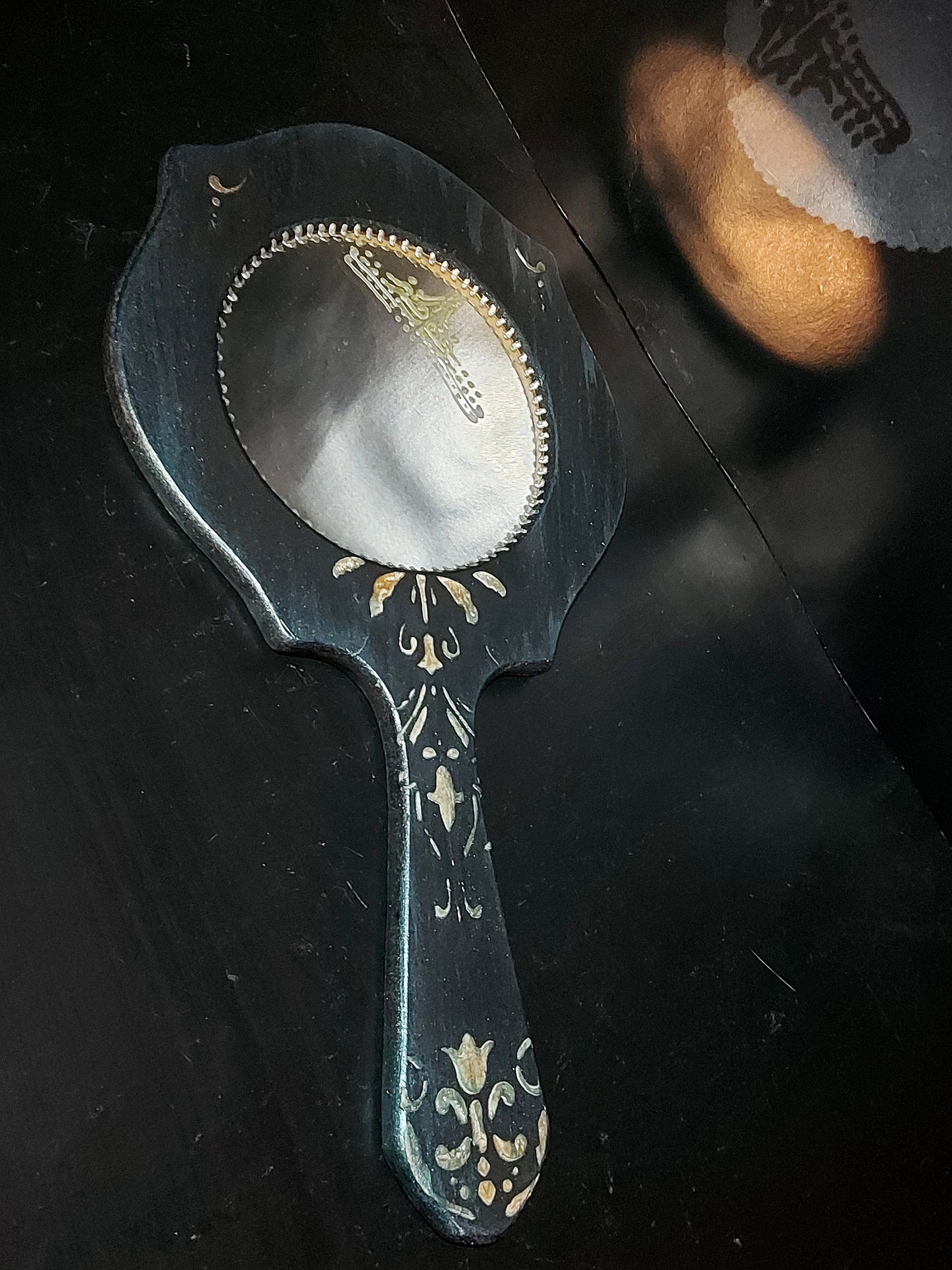 Gothic Hand Mirror Hand Wooden Mirror Witch Hand Mirror | Etsy