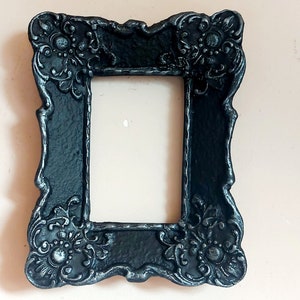 Gothic black frame, Gothic wall frame, Black ornate frame, Victorian wall frame, Vampire black frame, Vampire decor, Victorian decor,