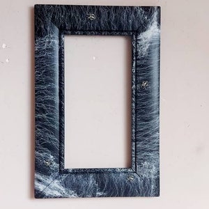 Gothic wall frame, Spider wall frame,  Cobweb Goth frame, Vampire wall frame, Witch wall frame, Cobweb wall decor, Spiderweb decor, Gothic