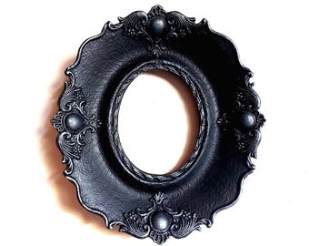 Gothic wall frame, Victorian wall frame, Vampire wall frame, Dark aesthetic decor, Victorian decor, Gothic bedroom, Black picture frame,