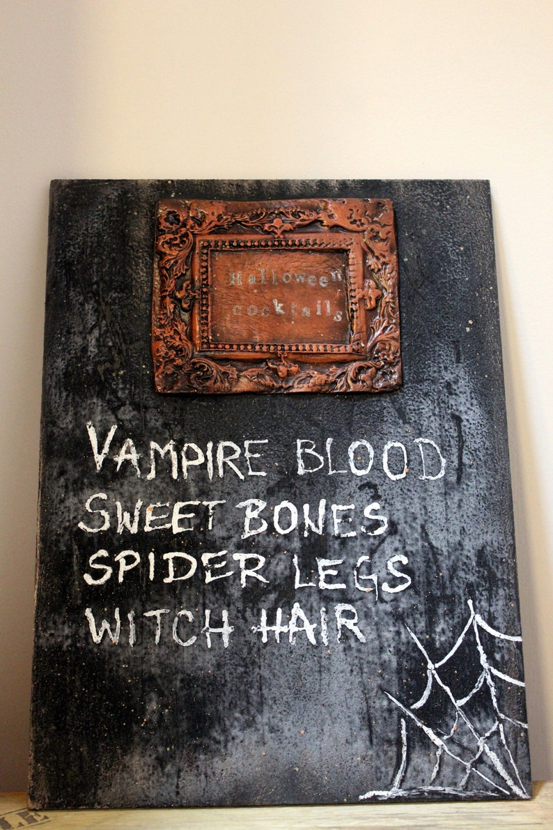 Vampire Wall Decor Vampire Blood Sign Halloween Wall Decor Etsy