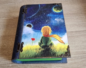 Little Prince box, Little Prince Rose, Fairy tale box,  Prince book box, Little Prince Planet, Little Prince decor, Fantasy book box, Book