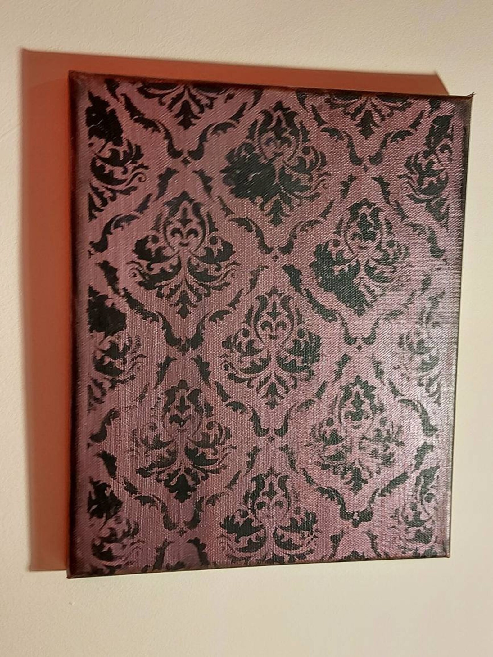 Damask victorian Damask wall decor Gothic wall decor Victorian Etsy