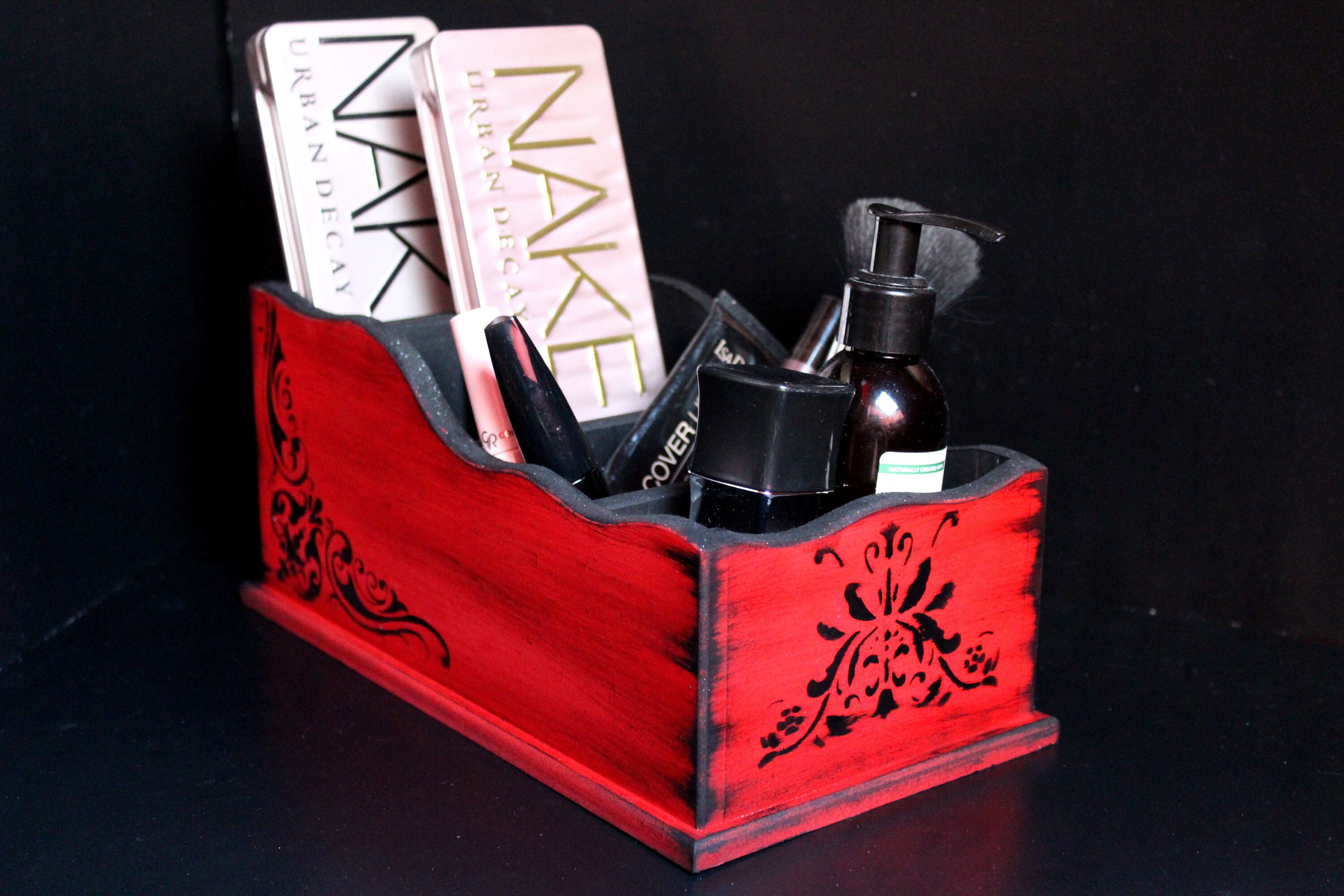 Gothic makeup holder Makeup organizer Gothic organizer Gothic Etsy