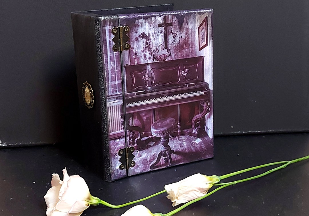 Gothic Piano Box Piano Book Box Victorian House Box Book of Etsy