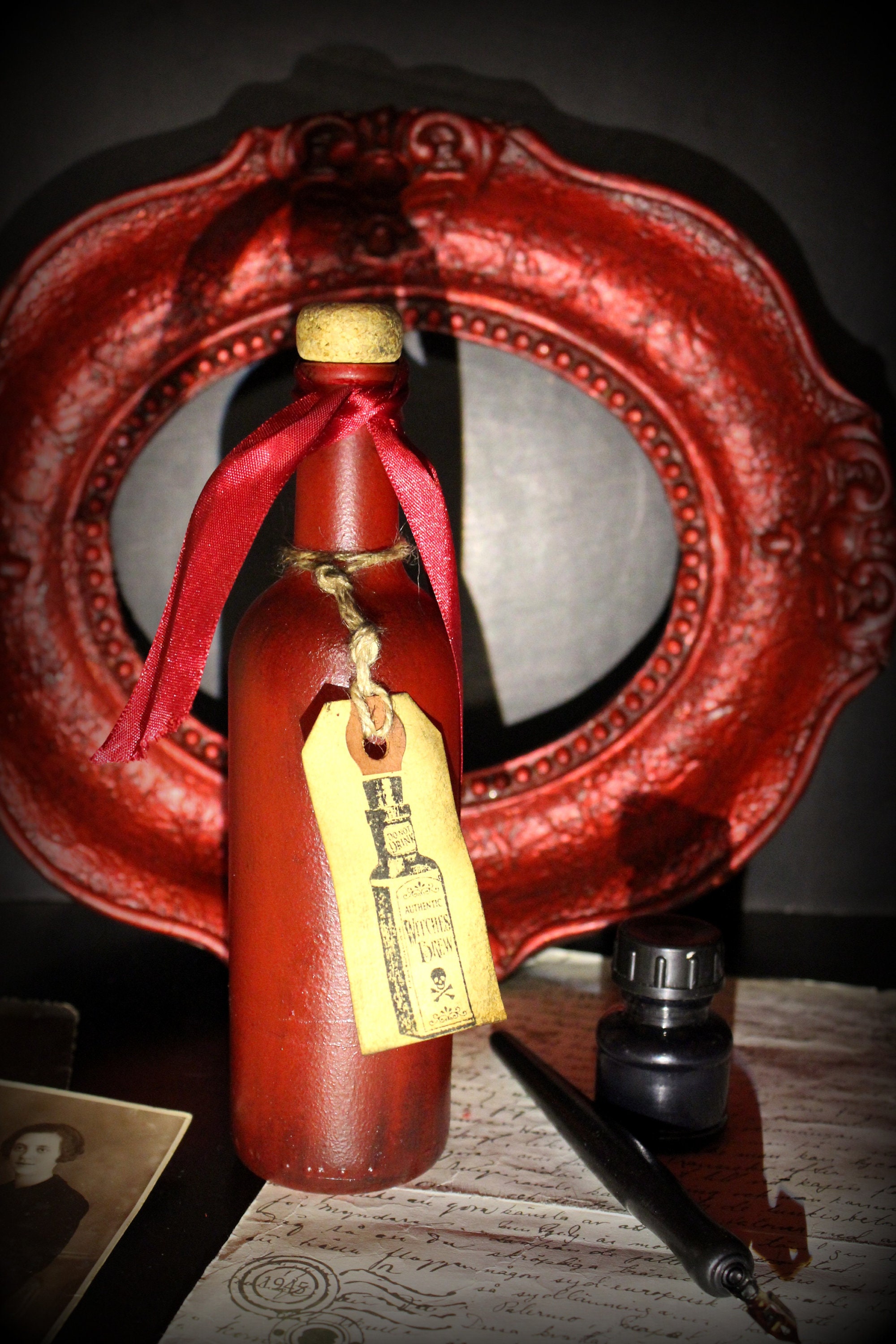 Poison Bottle and Jar Vampire Blood Vampire Table Decor - Etsy UK