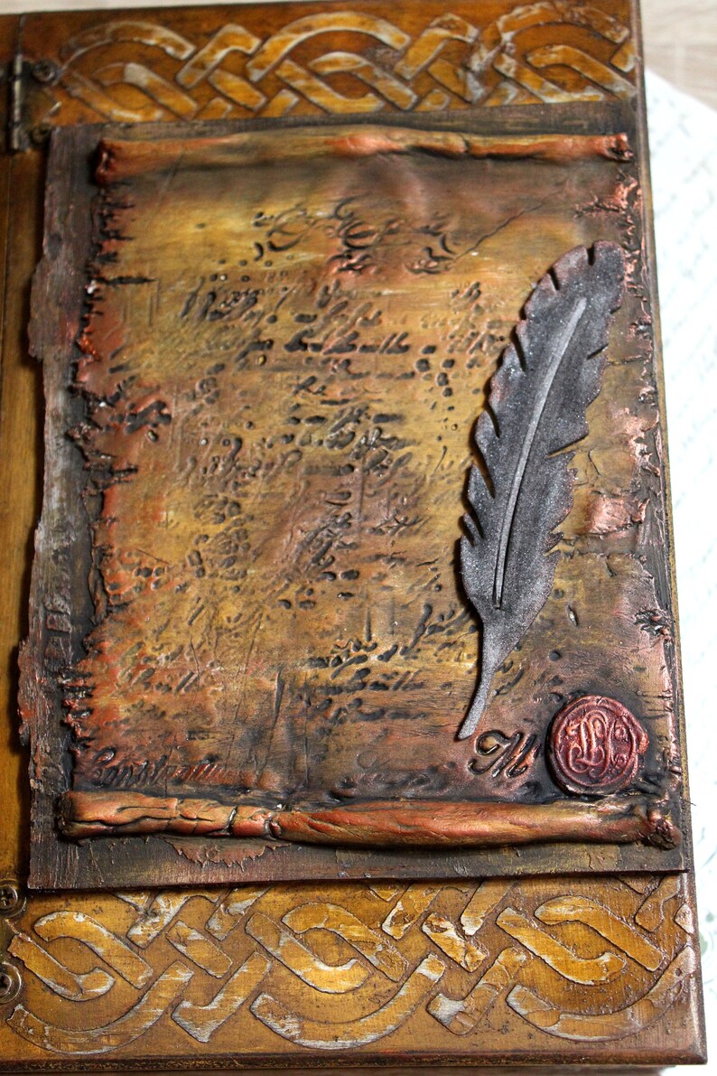 Letter Book Box Book of Shadows Box Book of Spells Box - Etsy