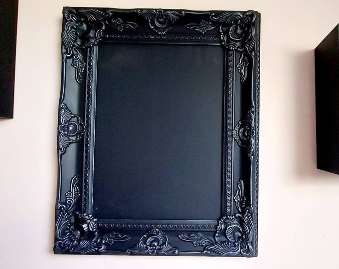 Gothic Black Frame Gothic Wall Frame Victorian Wall Frame Etsy