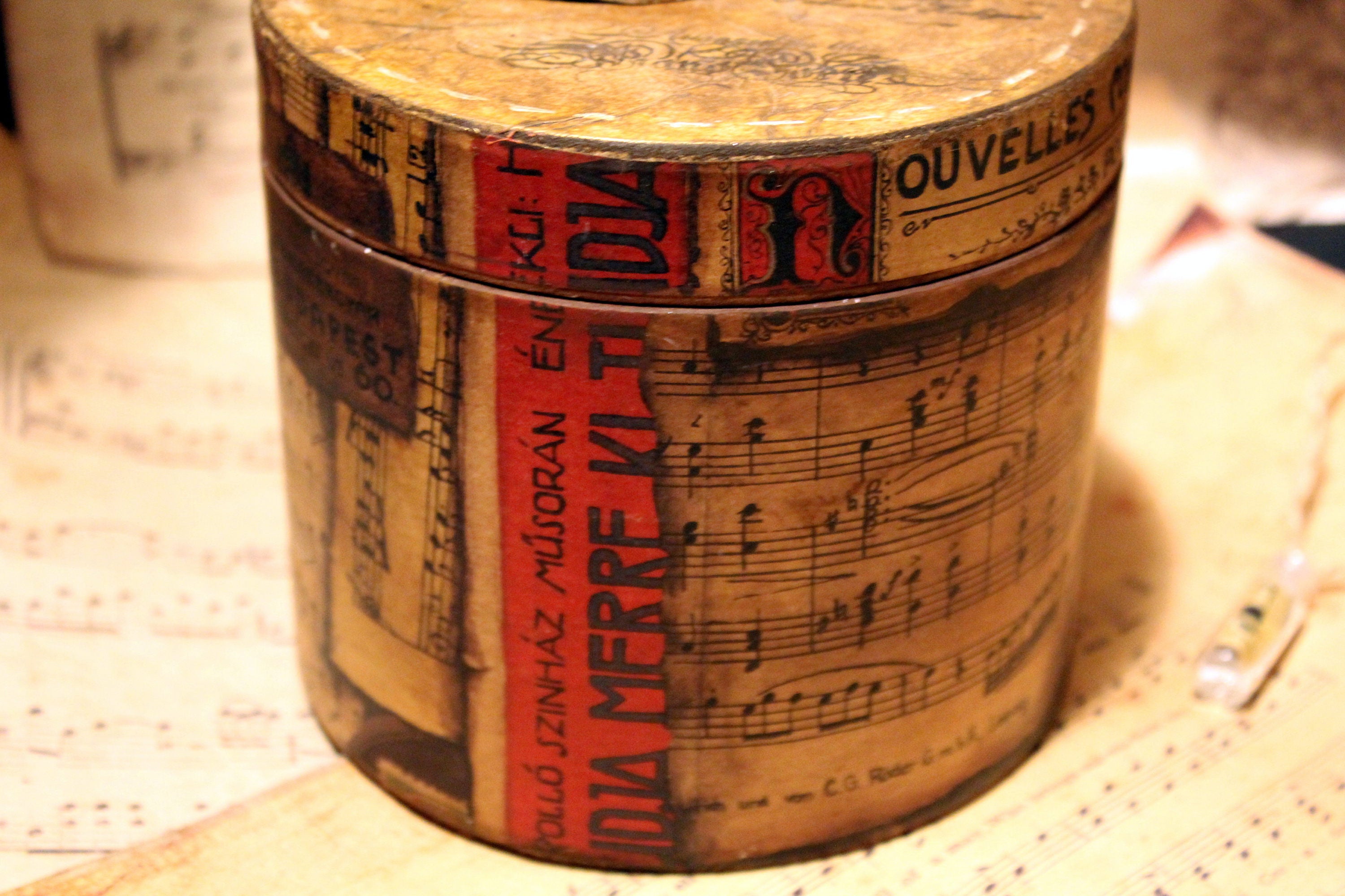 Music Decor Box Classical Music Victorian Decor Music in the Etsy