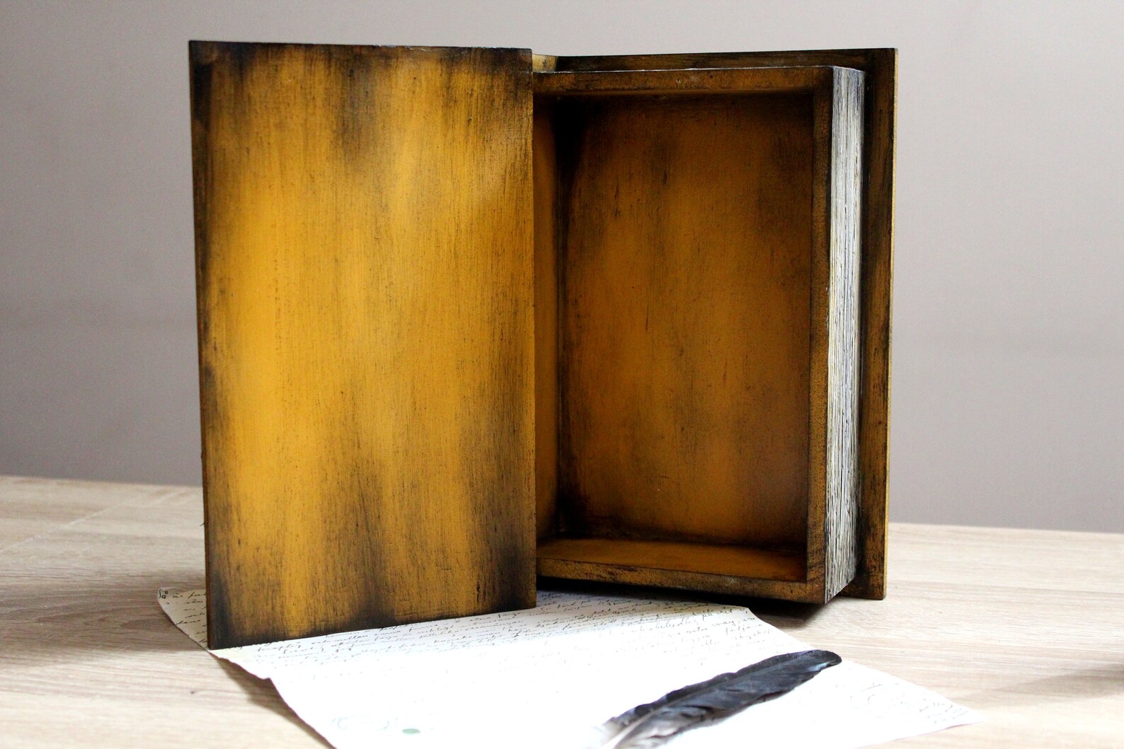 Letter Book Box Book of Shadows Box Book of Spells Box - Etsy