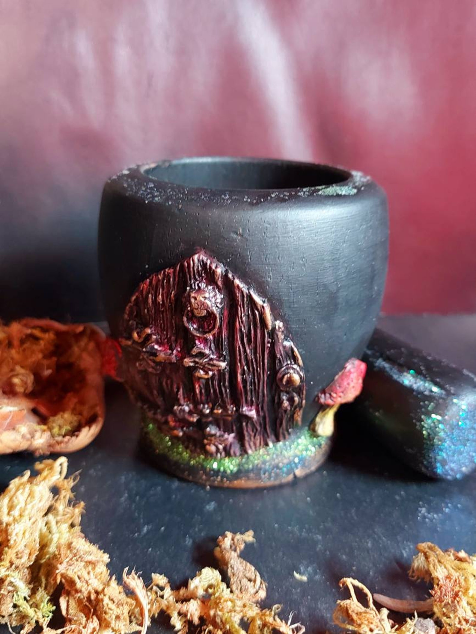 Mortar and Pestle Witch House Mortar Spiritual Tools Witch Etsy UK