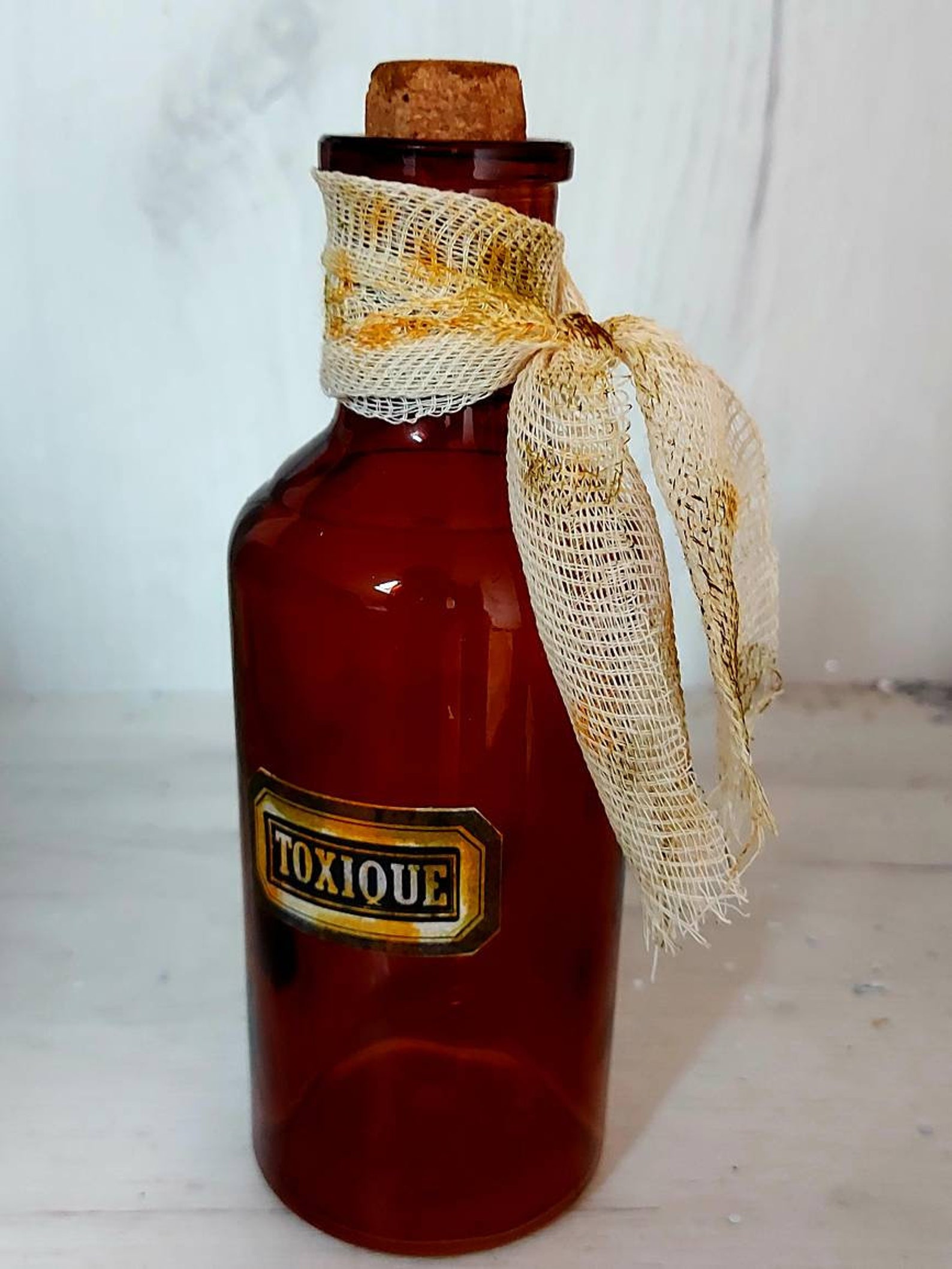 Toxique bottle Poison bottle Arsenic bottle Alchemy Etsy