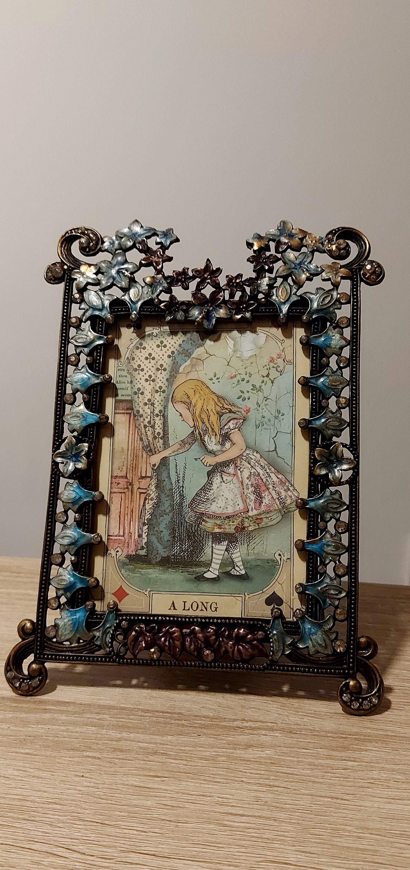Alice in Wonderland, Alice Picture Frame, Alice Table Decor, Alice ...