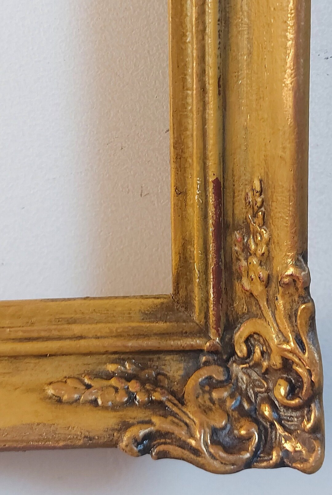 Yellow Wall Frame Victorian Wall Frame Victorian Decor Etsy