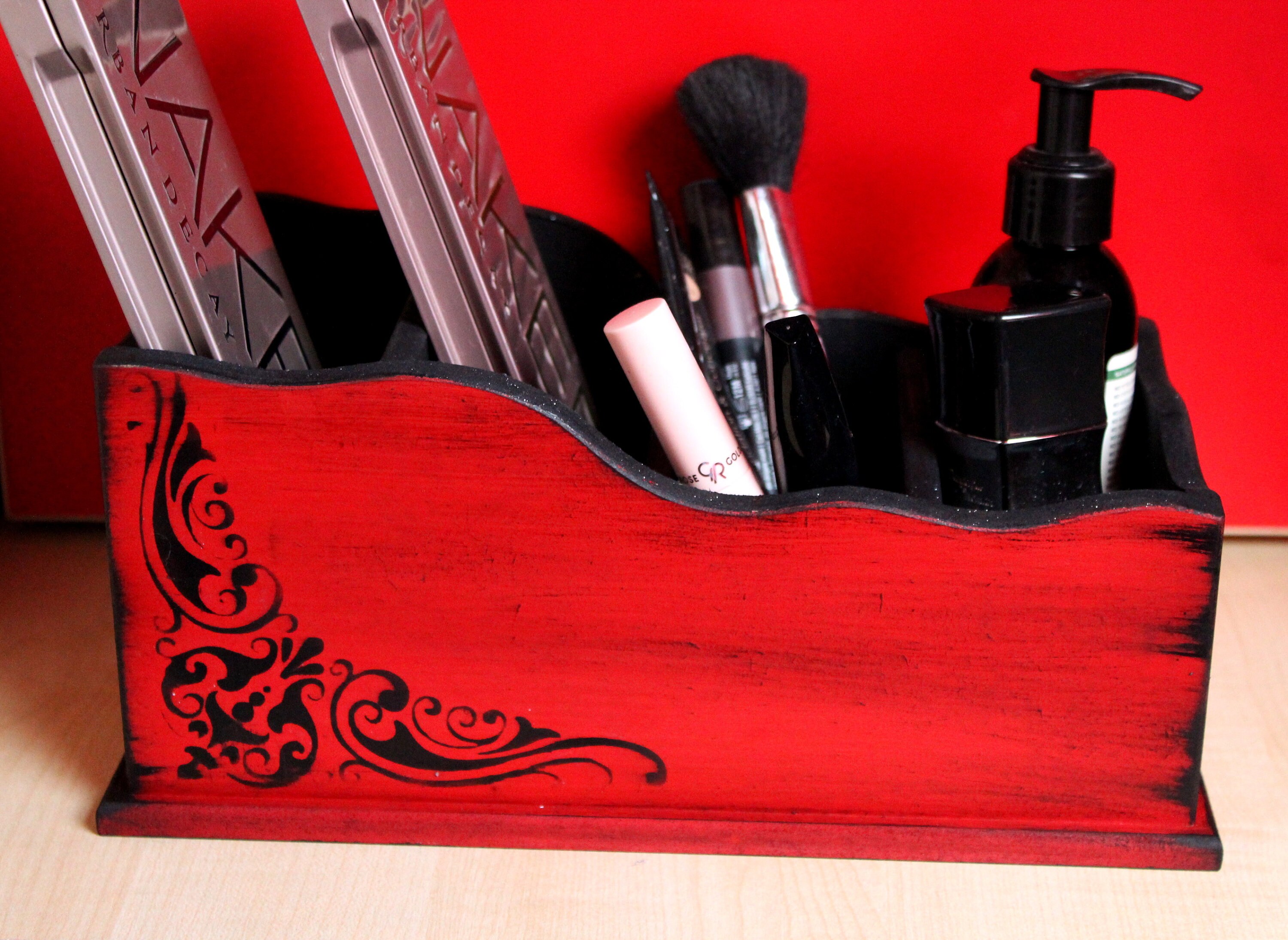 Gothic makeup holder Makeup organizer Gothic organizer Gothic Etsy