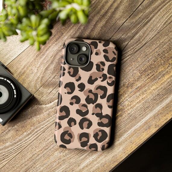 Cheetah Print Tough Case for Phone, Animal Print Phone Cover, Leopard Spots Phone Protector, Jungle Safari Phone Case, Wild Cat Tough Phone