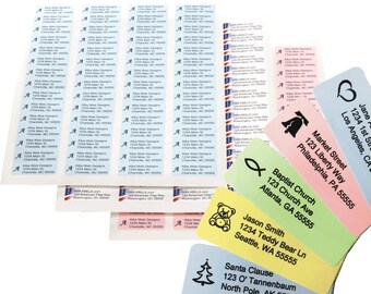 items similar to custom snowflake return address labels