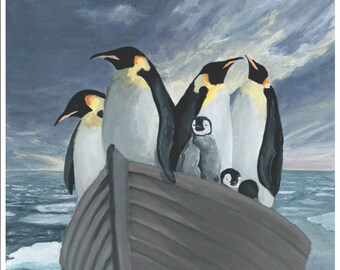 Impression de navigateurs de pingouins