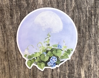 Daytime Moon Sticker