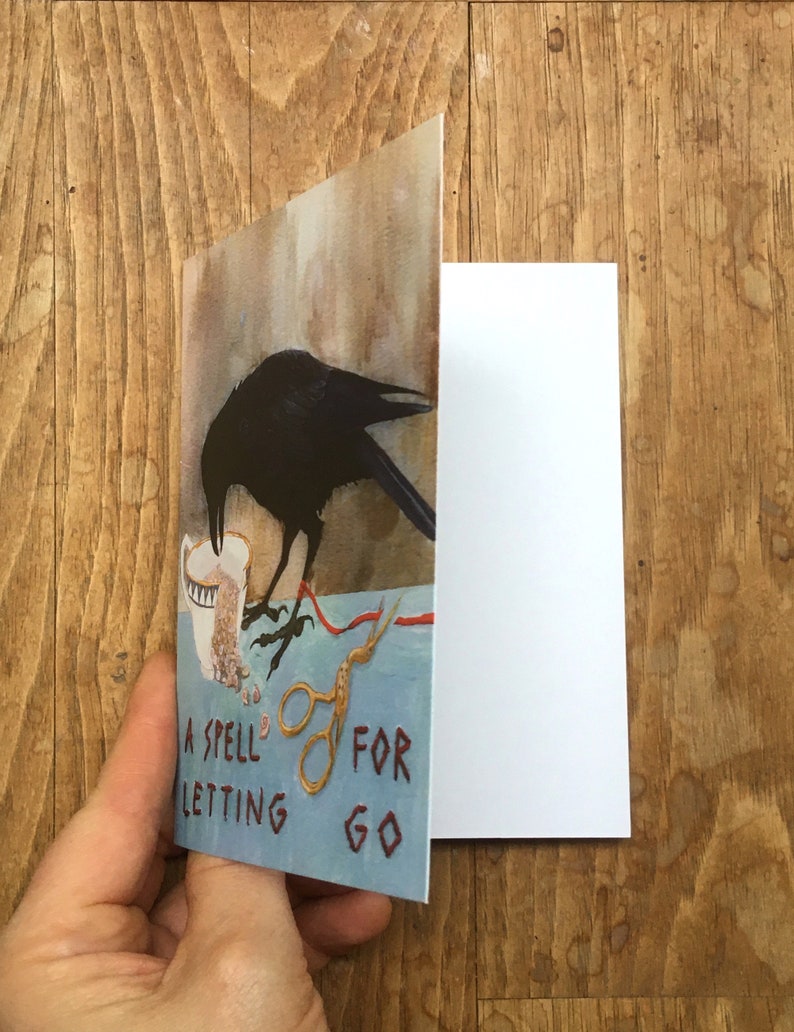 A Spell for Letting Go Greeting Card - Etsy