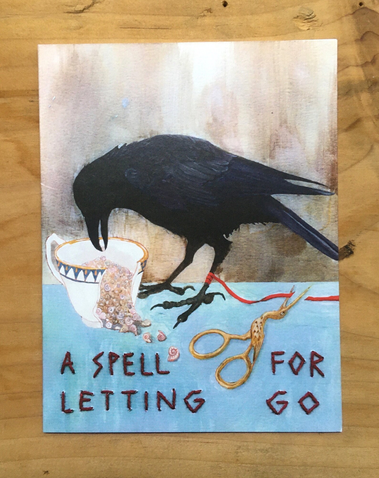 A Spell for Letting Go Greeting Card - Etsy