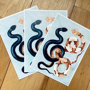 Snake Dance Postcard - one fine art postcard