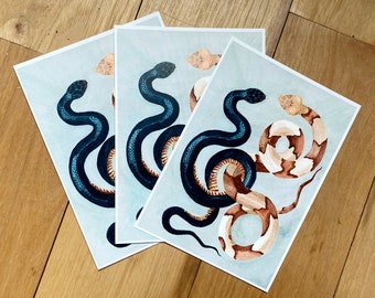 Snake Dance Postcard - one fine art postcard