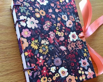 Handmade Journal, Handbound Sketchbook, Keepsake Art Journal, Travel Sketchbook, Dream Diary, Garden Gift Notebook, Botanical Hardcover Book