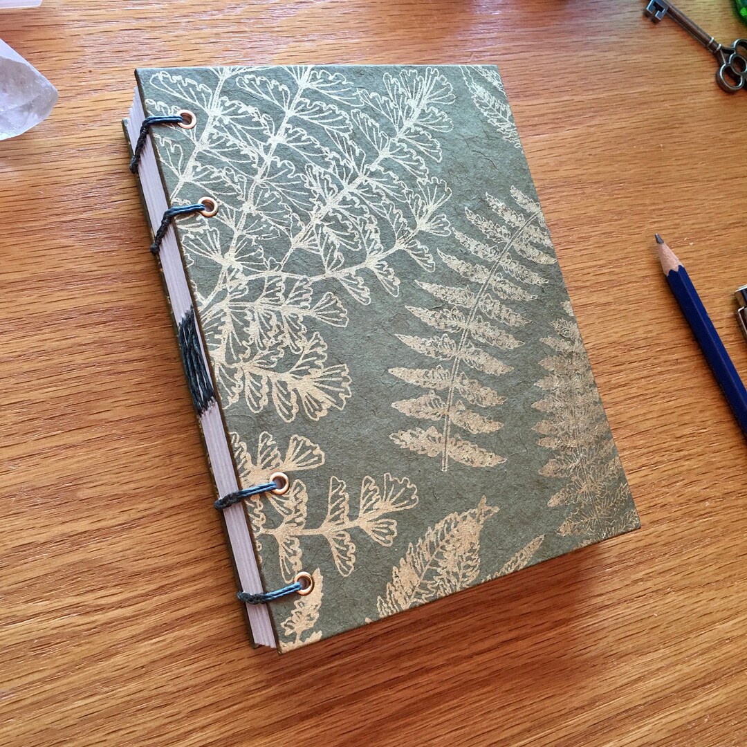 Handmade Garden Art Journal, Handbound Sketchbook, Artist Journal, Field Sketchbook, Dream Diary