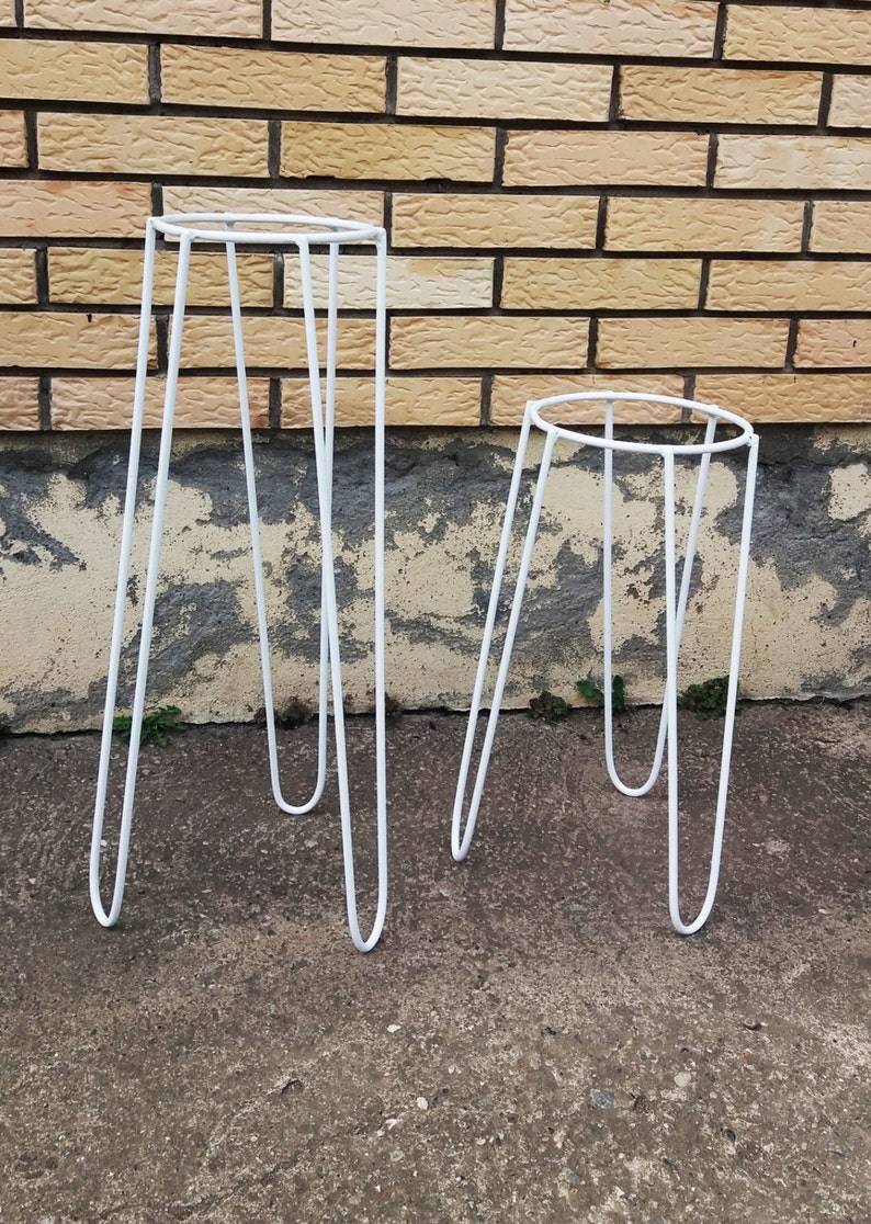Plant stands Hairpin Legs M Size Two plant stands at special price /& lower shipping costs!! L Size