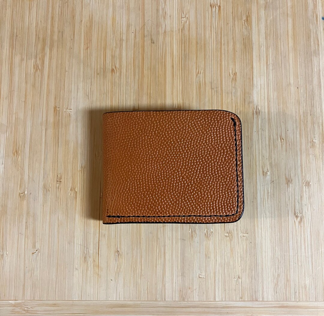 Horween Basketball Leather Bifold Wallet/leather Billfold/ Hand