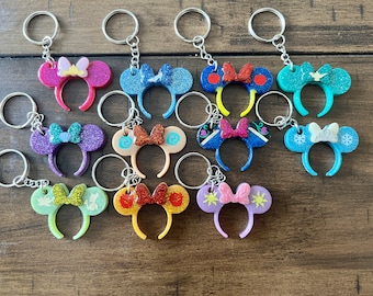 Princess-inspired Minnie Ear Keychains