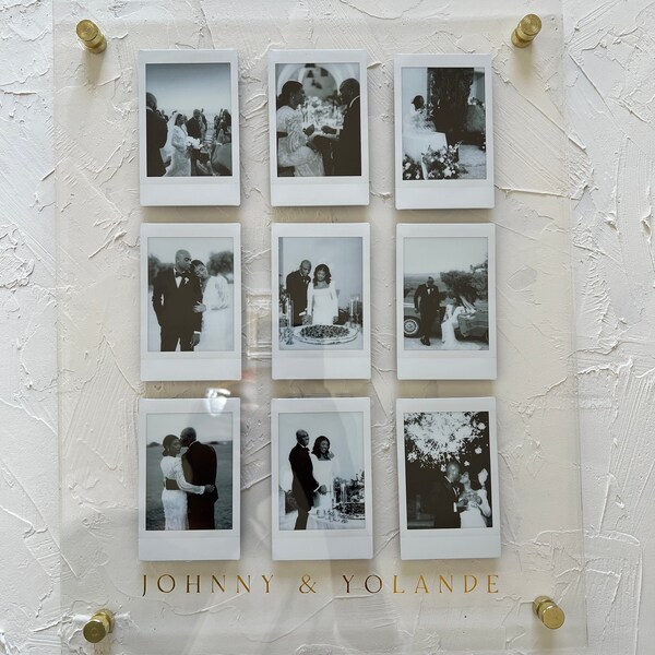 Polaroid Frame Wedding Etsy